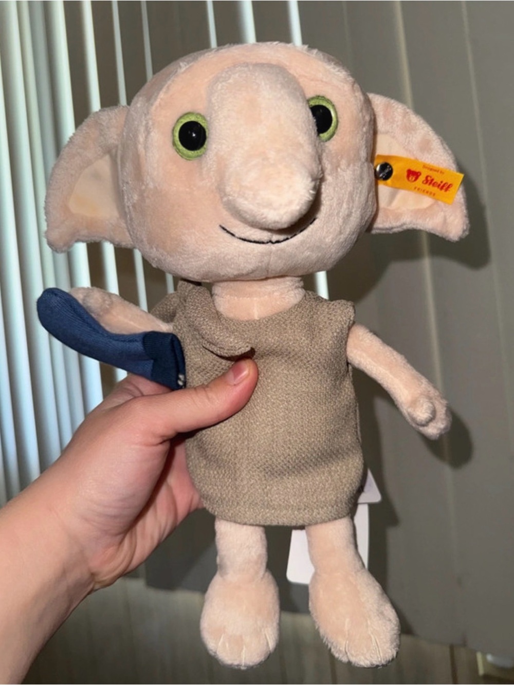 Steiff Harry Potter “Dobby” with Sock 10 inch plush